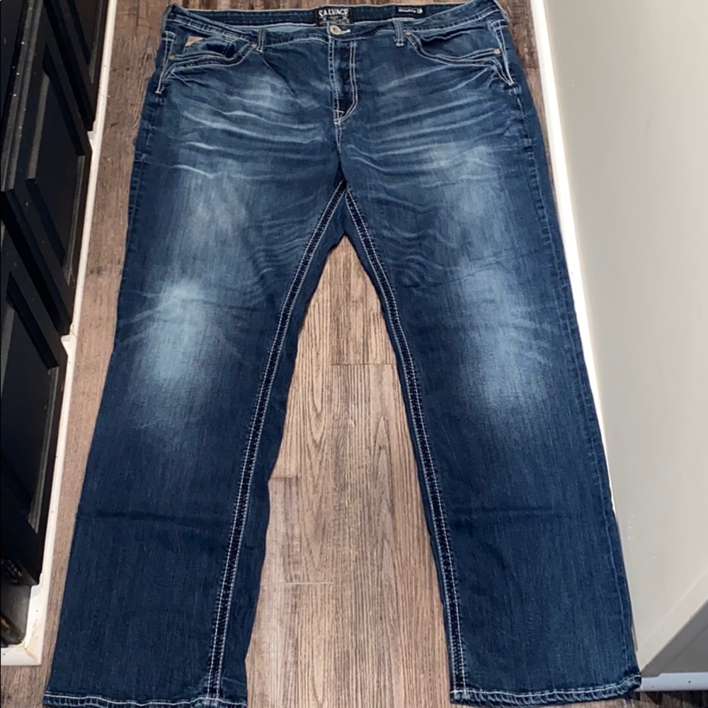 Men’s buckle jeans